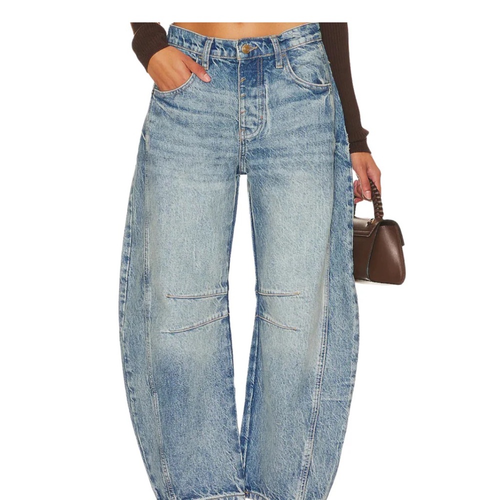 We The Free Classic Blue Barrel Women's Jeans